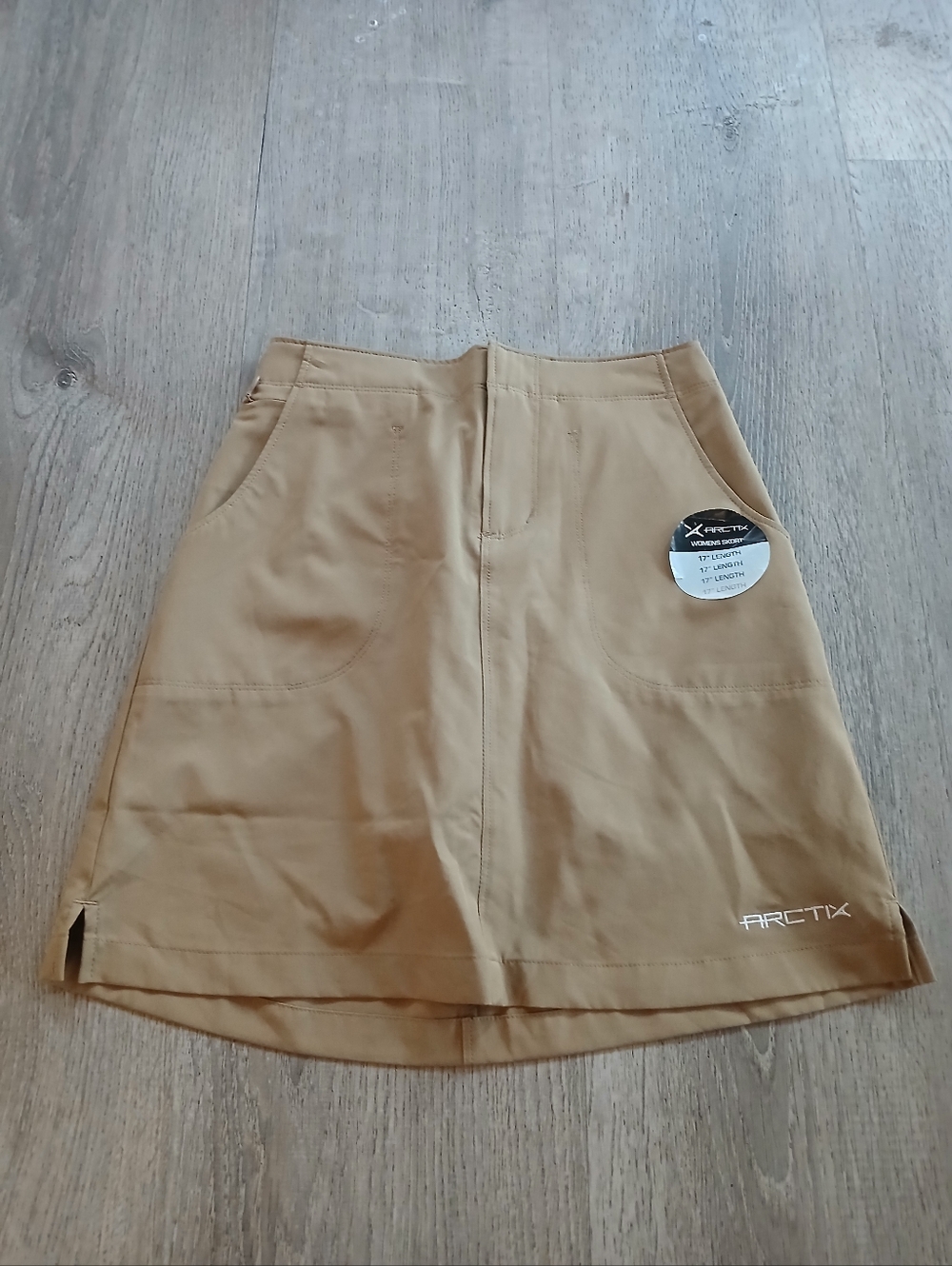 Arctix Tan Outdoor Skort with Front Pockets